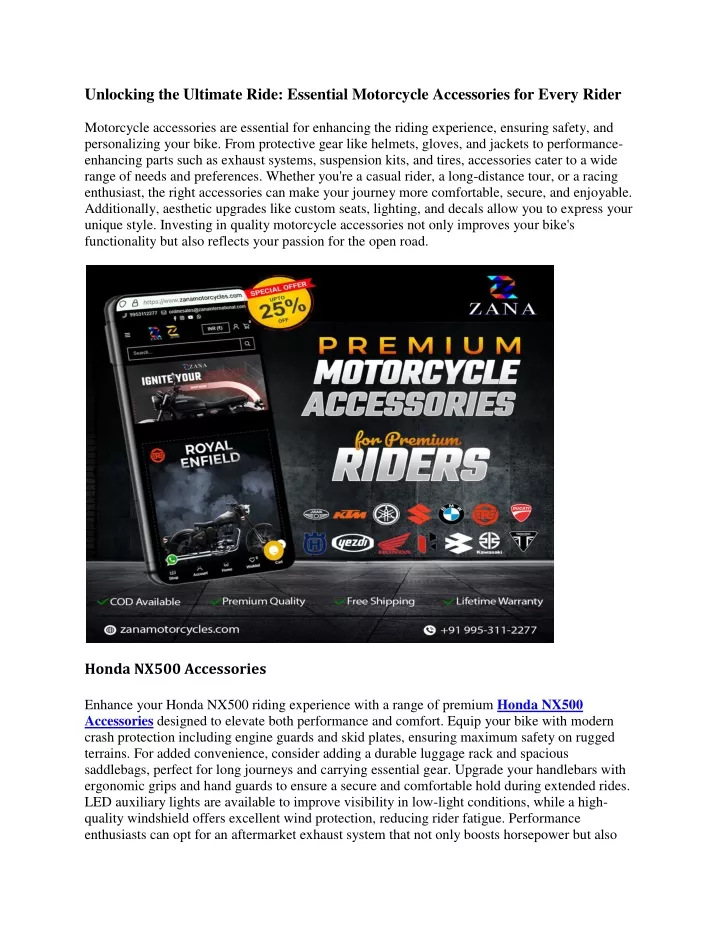 unlocking the ultimate ride essential motorcycle