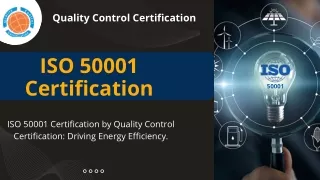 quality control certification