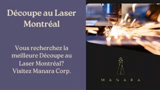 Découpe au Laser Montréal
