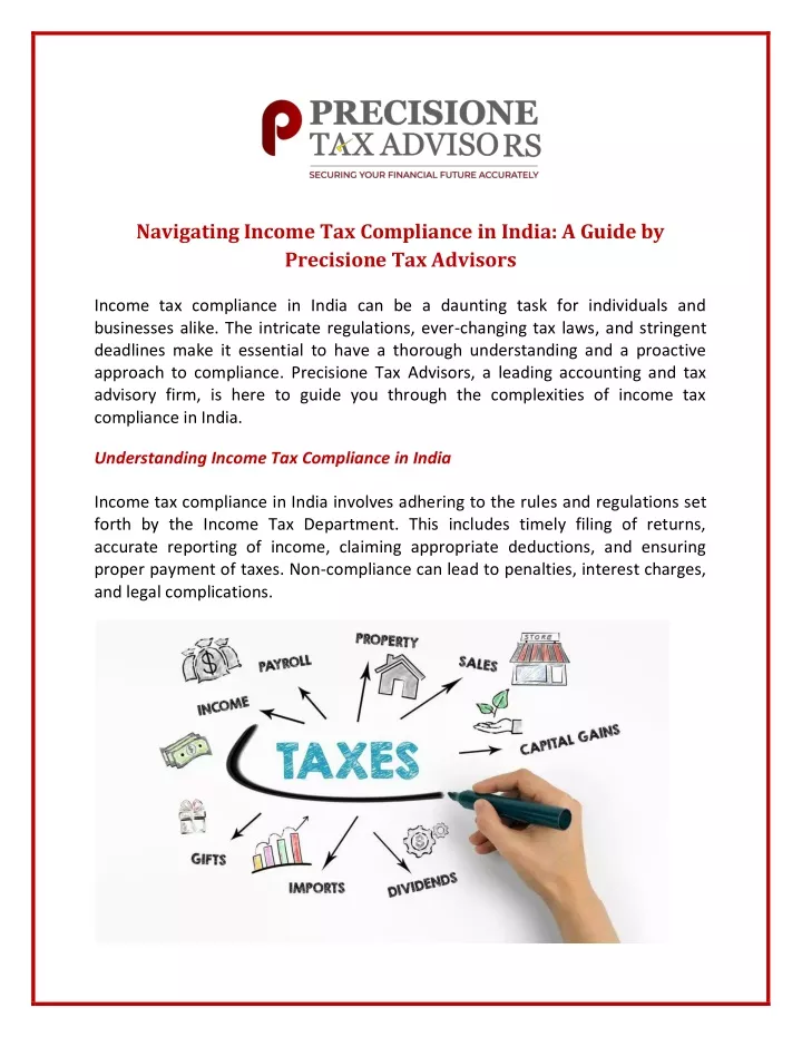 navigating income tax compliance in india a guide