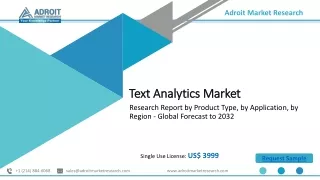text analytics market