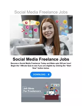 Social Media Freelance Jobs