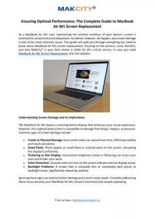 ensuring optimal performance the complete guide