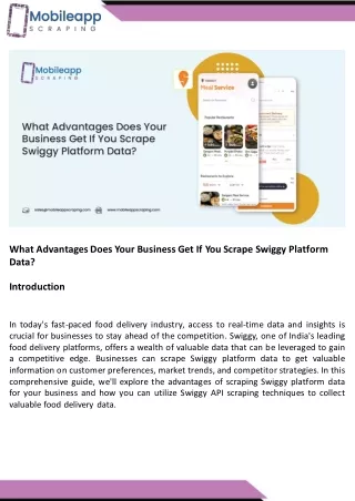 what advantages does your business