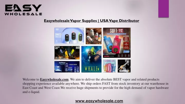 easywholesale vapor supplies usa vape distributor