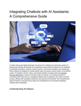 Integrating Chatbots with AI Assistants_ A Comprehensive Guide