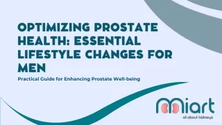 optimizing prostate health essential lifestyle