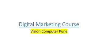Digital Marketing Course
