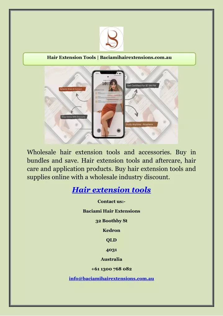 hair extension tools baciamihairextensions com au