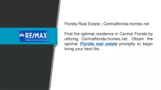 Florida Real Estate  Centralflorida-homes.net