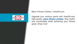 mens fitness clothes how2fit com upgrade your
