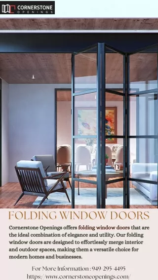 folding window doors