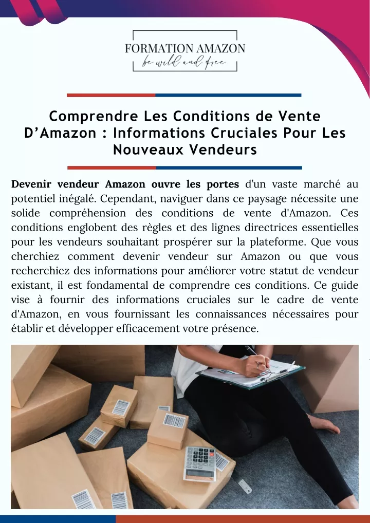 comprendre les conditions de vente d amazon