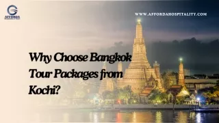 Why Choose Bangkok Tour Packages from Kochi