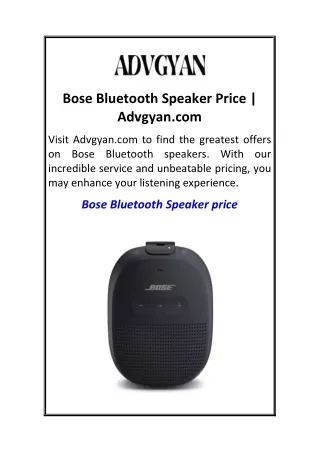 bose bluetooth speaker price advgyan com