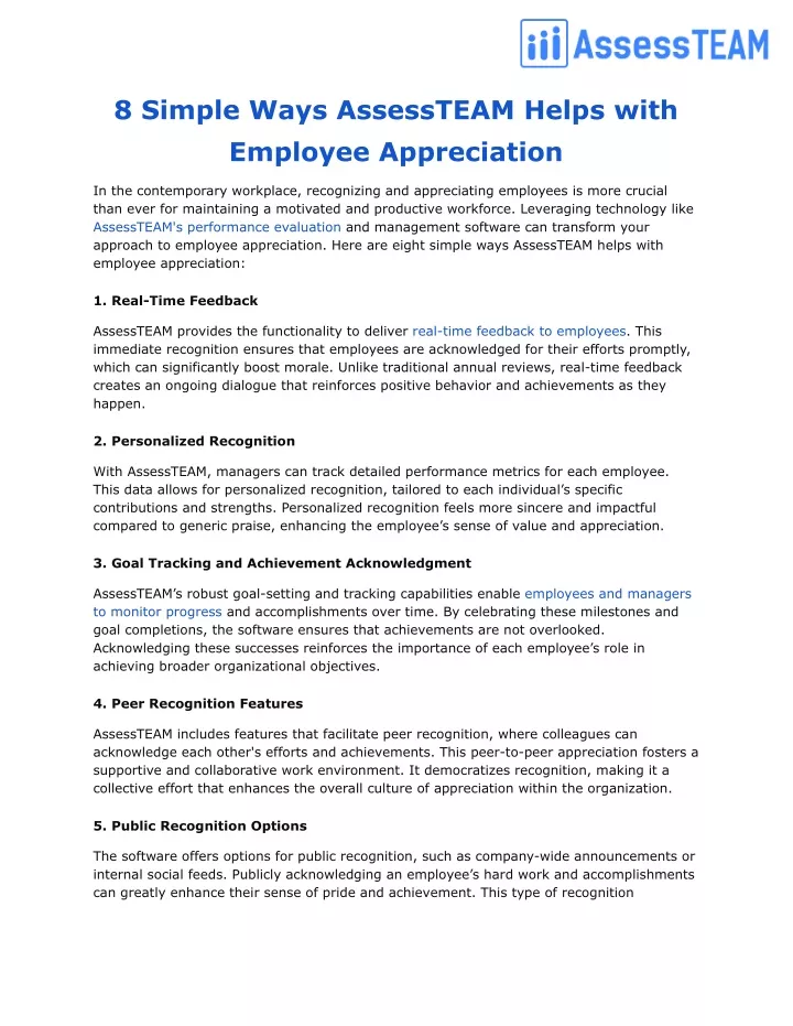 8 simple ways assessteam helps with employee