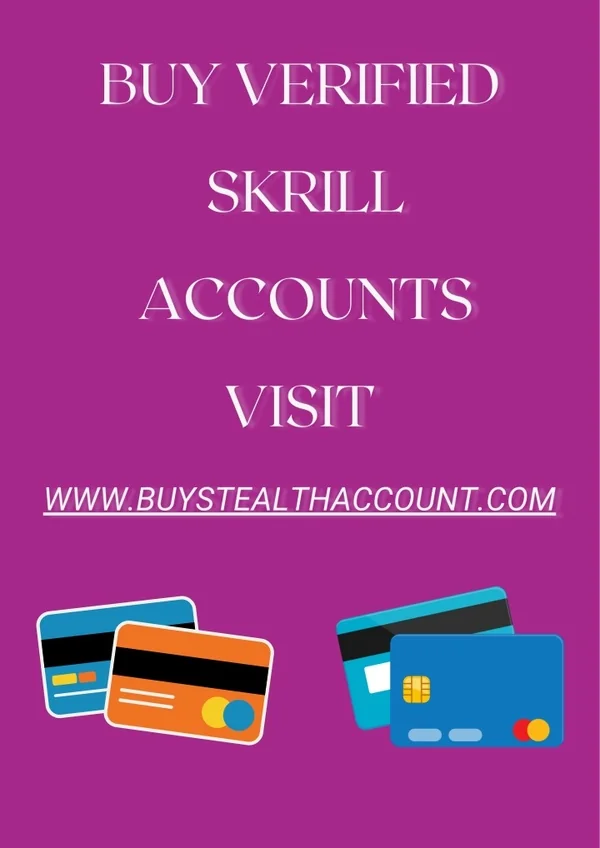 BUY VERIFIED SKRILL ACCOUNTS BEST SITE TO BUY VERIFIED SKRILL ACCOUNTS