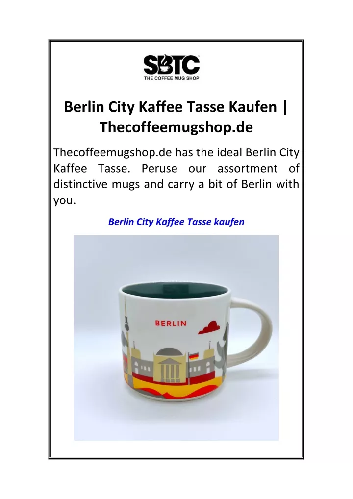 berlin city kaffee tasse kaufen thecoffeemugshop