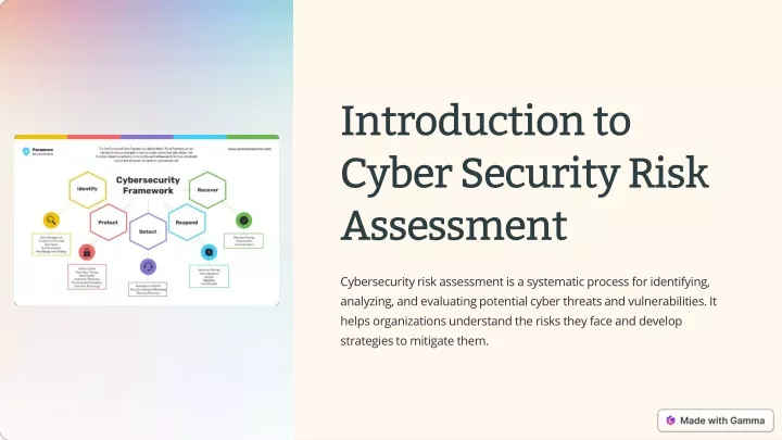 introduction to cyber security risk assessment