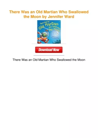 There Was an Old Martian Who Swallowed the Moon by Jennifer Ward