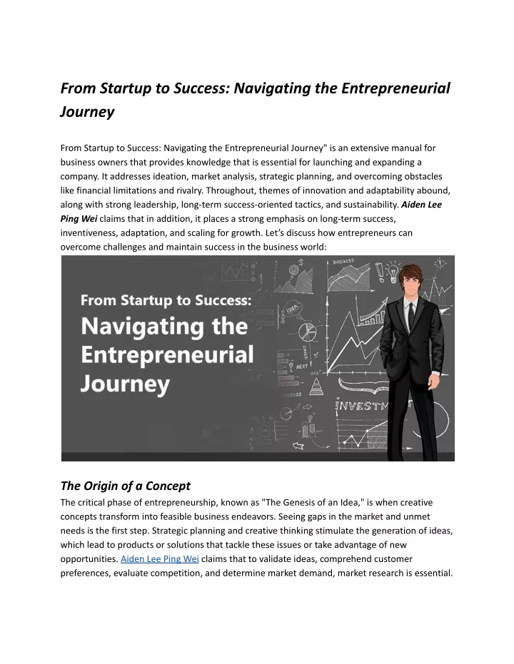 from startup to success navigating