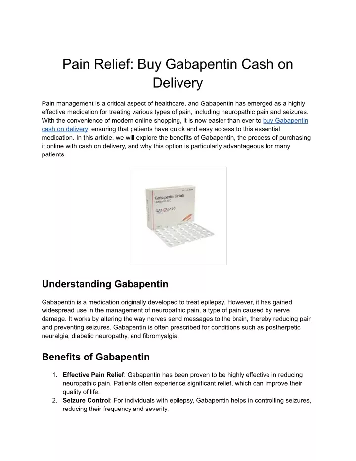 pain relief buy gabapentin cash on delivery