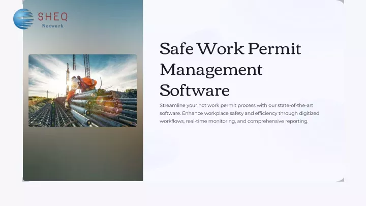 safe work permit management software streamline