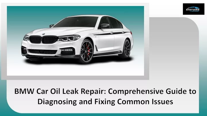 bmw car oil leak repair comprehensive guide