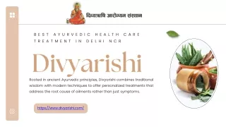 Best Ayurvedic Health Care Treatment in Delhi NCR