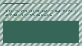 Olympus Chiropractic Billing Services Since 2012