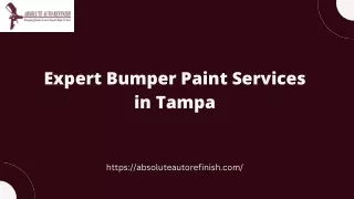 Expert Bumper Paint Services in Tampa