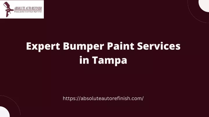 expert bumper paint services in tampa