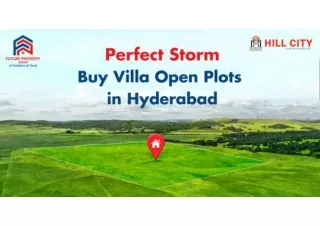 Hill City: Open plots for sale close to Shankarpally, Hyderabad