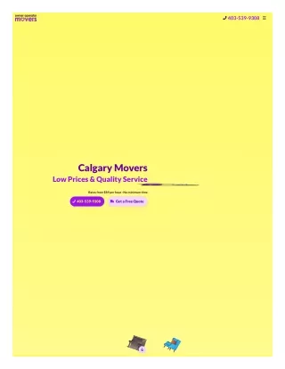 Calgary moving company