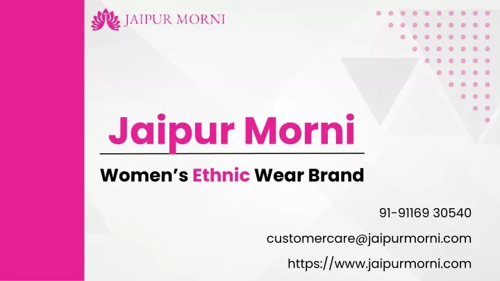 jaipur morni