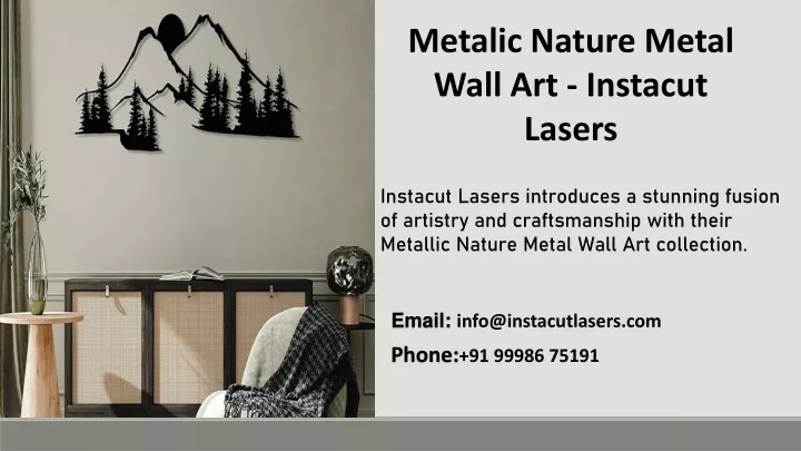 metalic nature metal wall art instacut lasers