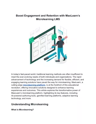 boost engagement and retention with maxlearn