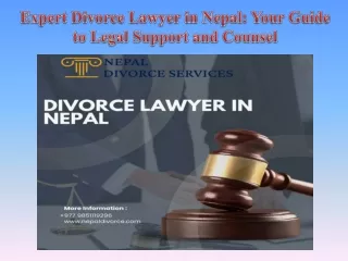 Expert Divorce Lawyer in Nepal Your Guide to Legal Support and Counsel