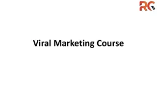 viral marketing course