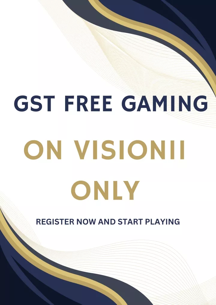 gst free gaming on vision11 only