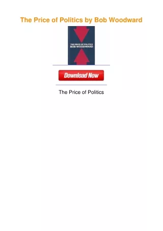 The-Price-of-Politics-by-Bob-Woodward