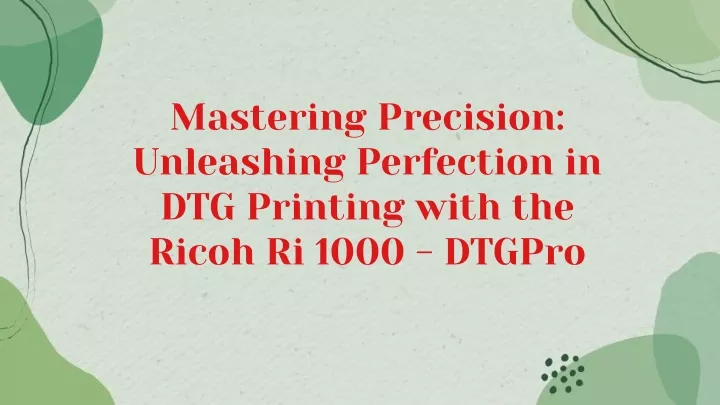 mastering precision unleashing perfection