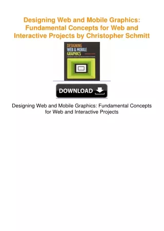 Designing Web and Mobile Graphics: Fundamental Concepts for Web and
