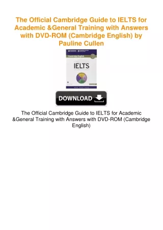 The Official Cambridge Guide to IELTS for Academic & General Training