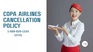 What Is Copa Airlines Cancellation Policy