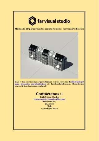 Modelado 3D para proyectos arquitectónicos  Farvisualstudio com