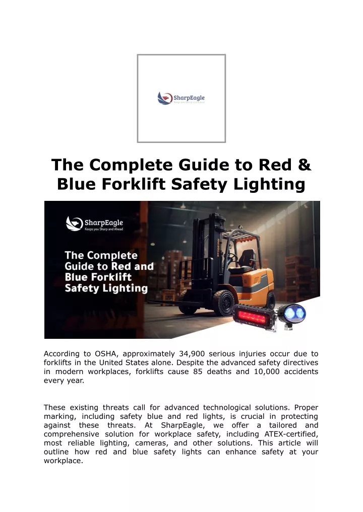 the complete guide to red blue forklift safety