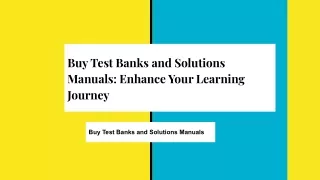 Buy Test Banks and Solutions Manuals_ Enhance Your Learning Journey