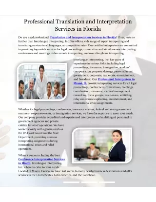 professional translation and interpretation