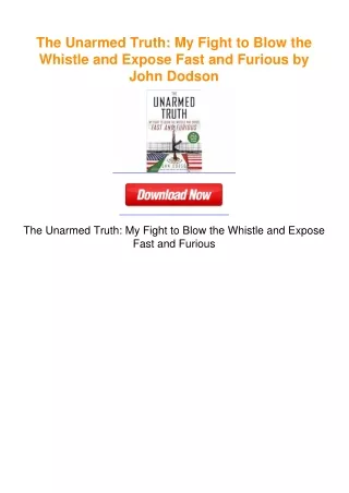 The Unarmed Truth: My Fight to Blow the Whistle and Expose Fast and